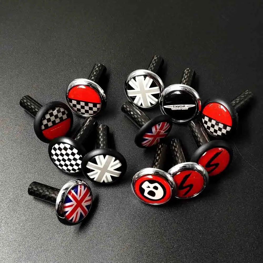 Штифтовый замок для салона автомобиля 2 шт. стикер Стайлинг аксессуары BMW MINI COOPER JCW