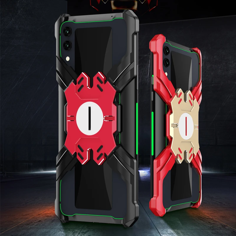 Герой Marvel элементы Алюминиевый металлический бампер чехол для Xiaomi Black Shark 2/Helo тонкий жесткий защитный бампер для телефона