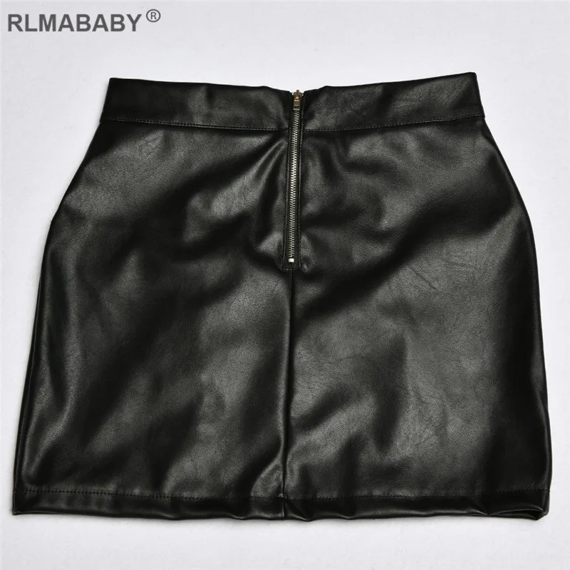 RLMABABY платье из искусственной кожи с рюшами на молнии, Женский комплект 2 шт. платье с v-образным вырезом и длинным рукавом, облегающее платье на молнии, сексуальное платье для ночного клуба