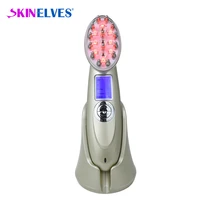 electric hair growth comb scalp massage rf nano anti hair loss red light ems vibration massage for hair care