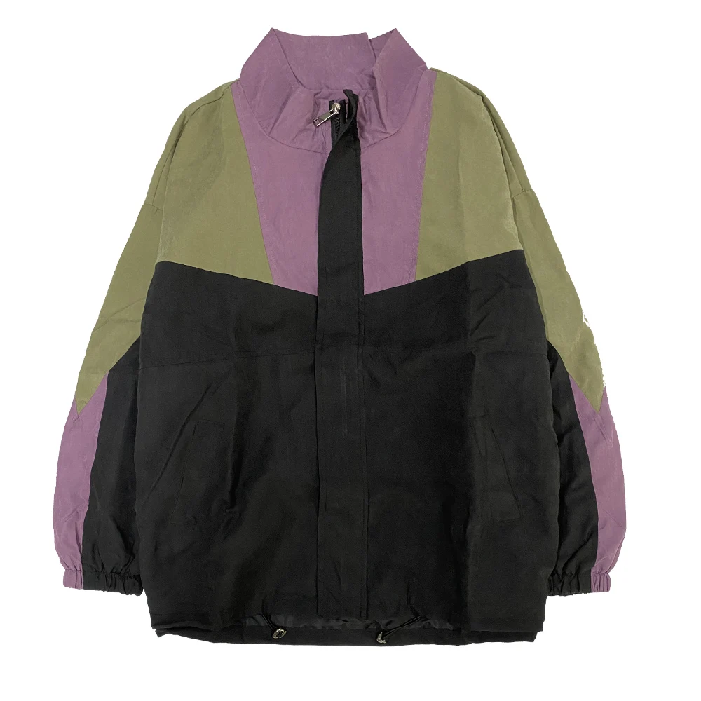 

2021 Spring Autumn Women's Jackets Patckwork Causal Windbreaker Women Jackets Coats Zip Up Jackets Famale
