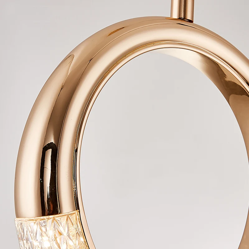 

Light luxury bedroom bedside pendant light creative personality art staircase lamps Nordic restaurant bar pendant lamps