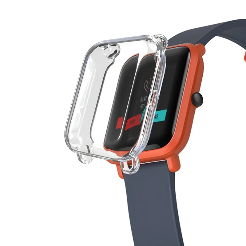 Чехол для смарт часов защита Huami Amazfit Bip чехол с защитной пленкой экрана