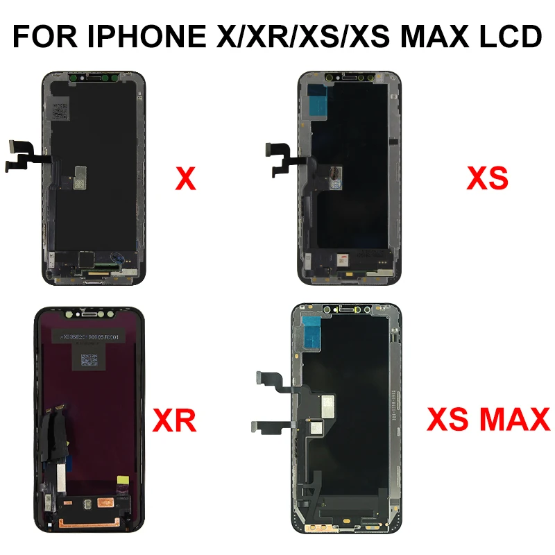 Класс AAA+++ для iPhone X XS XR XS MAX lcd с 3D сила кодирующий преобразователь сенсорного экрана в сборе для iPhone X ЖК-дисплей без битых пикселей