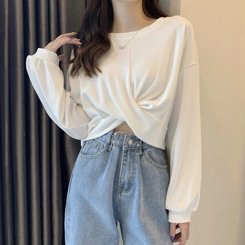 

Sweet Spicy Girls Short Sweater Women's Design Sense of 2021 New Chic Small Top