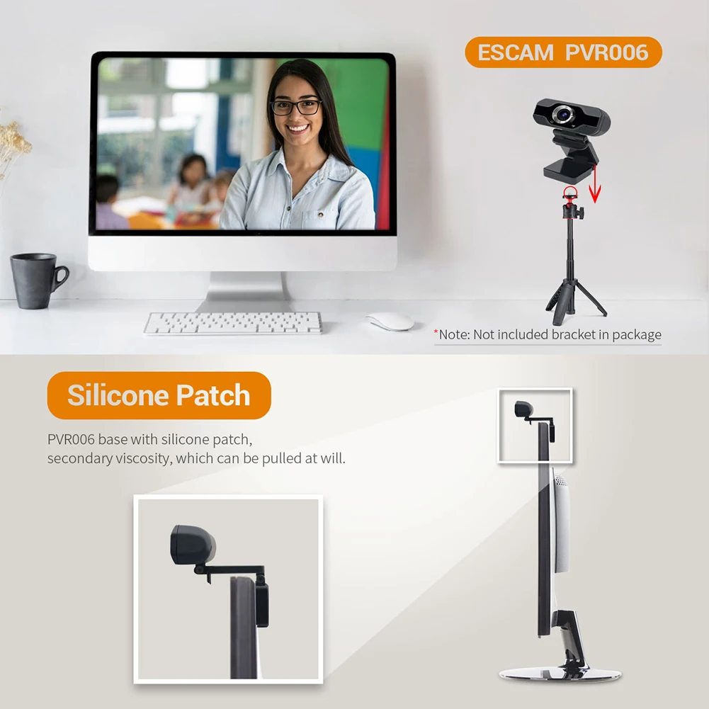 

1080P HD Web Webcam Camera USB Plug and Play Portable Widescreen Video Recording for School Office Work Decoration