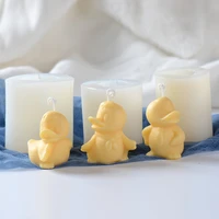 silicone mold candle mini cartoons duck wax for making candles mould handmade crafts