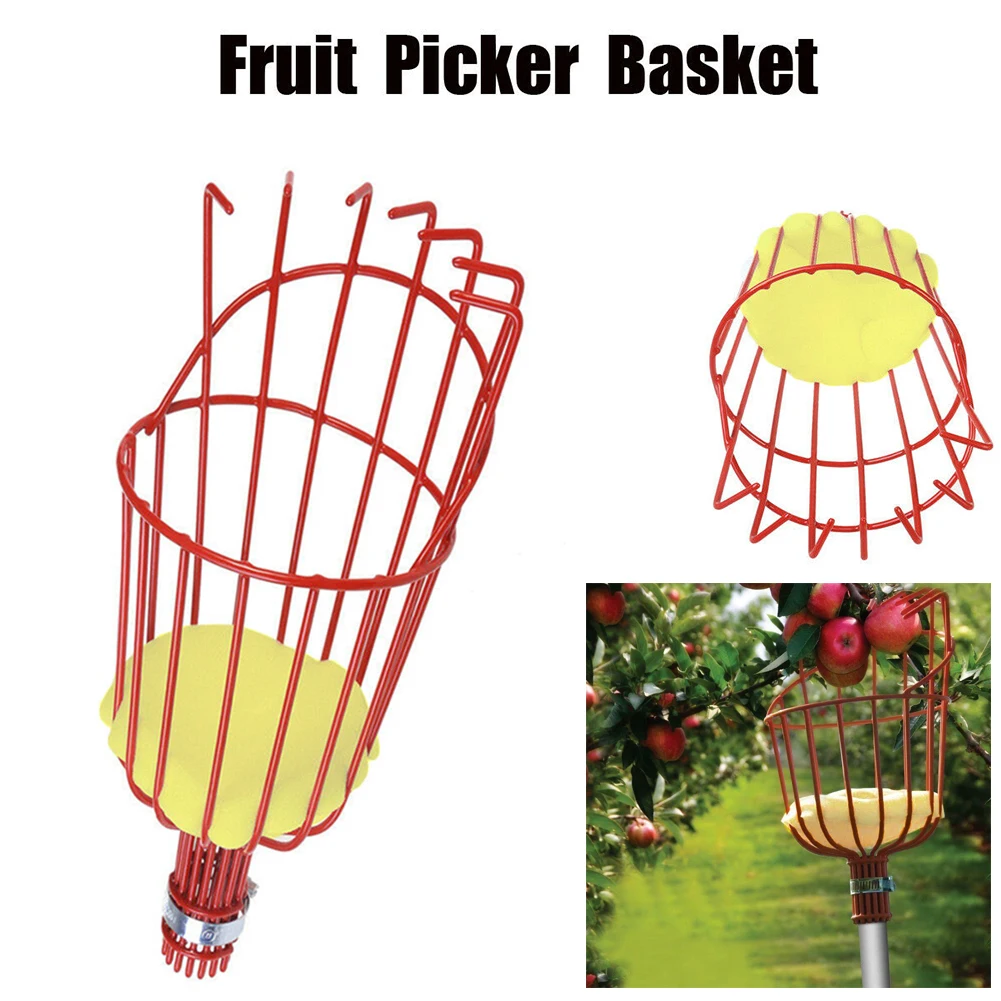 Garden Tools Fruit Picker Head Aluminum Picking Fruits Catcher Apple Citrus Pear Peach Hand | Инструменты