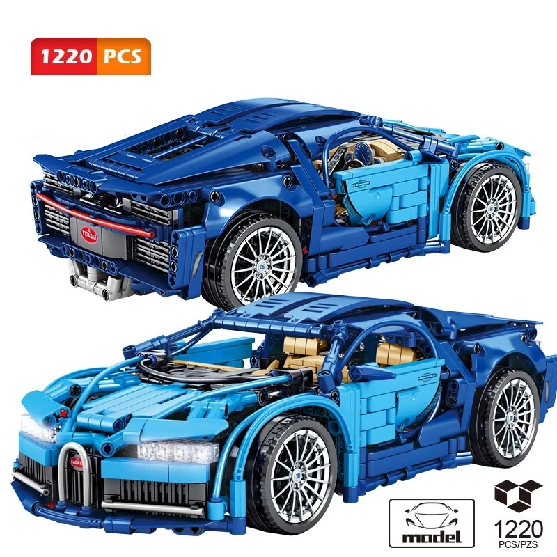 

Building Blocks Creator Citys Technical Pull Back Sports Car Super Cars Racing Vehicle MOC Model Toys Bricks Gifts for Boy
