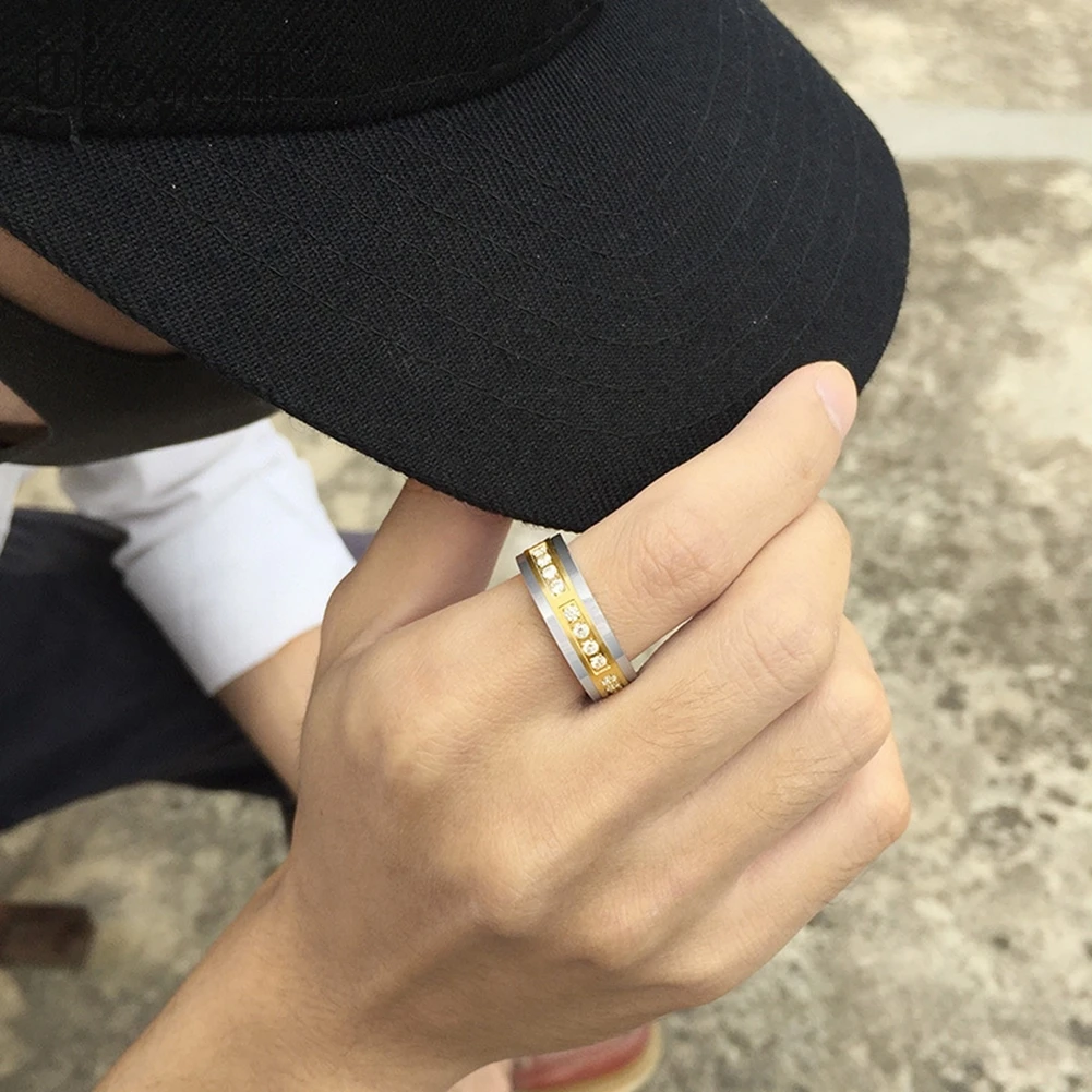 Модные мужские кольца 7 мм карбида вольфрама обручальные для вечерние свадебные