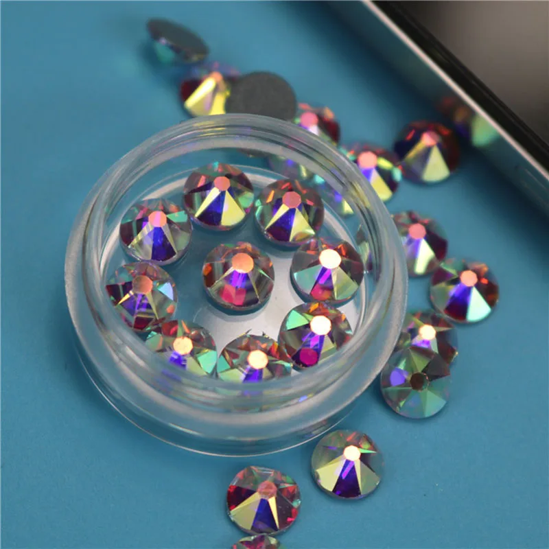 

Высшее качество AAAAA AB плоские стеклянные стразы с помощью утюга/горячей фиксации стразы s Strass блестящие более яркие