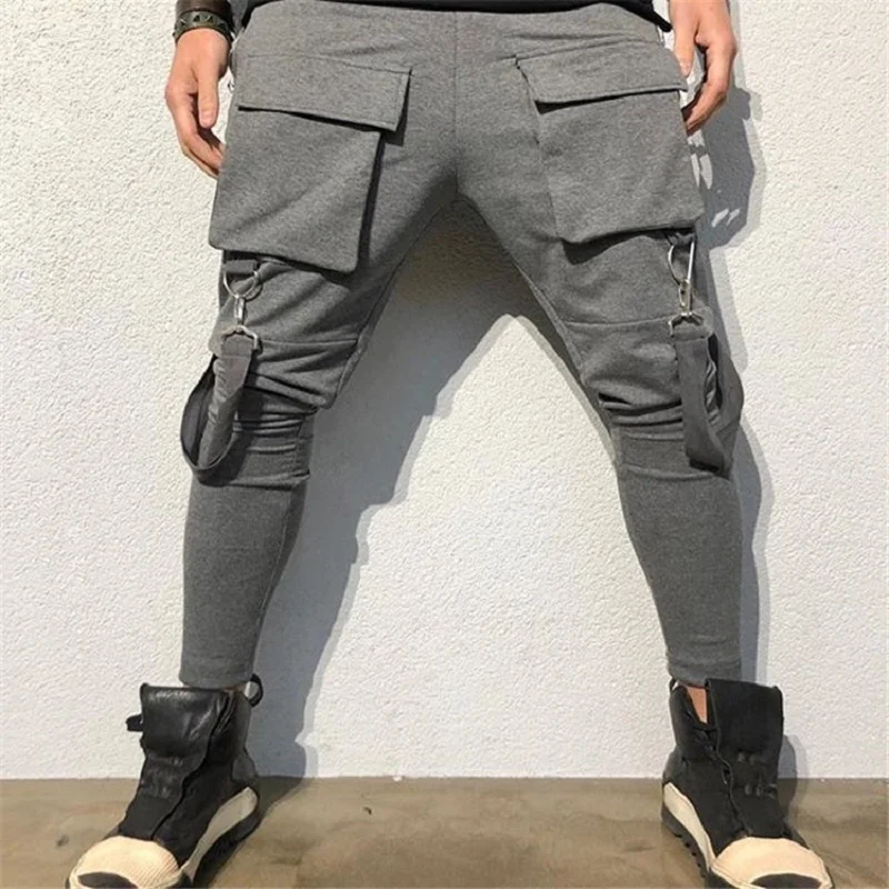 

Gentlemen Cargo Sports Broek schools Fitness Skinny Broek Men pants Casual Jogger Broek Streetwear Joggers Men Hip Hop