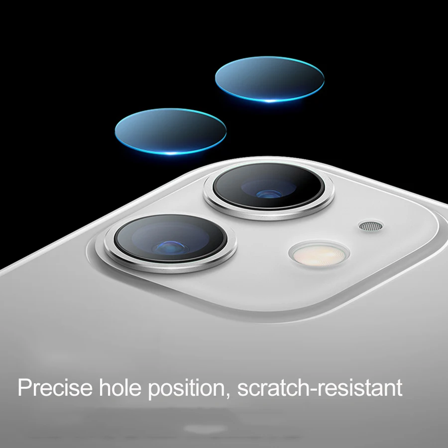 2 шт закаленное стекло на iPhone XS XR X 11 Pro Max стеклянный объектив камеры протектор экрана для iPhone 11 Защитная стеклянная пленка