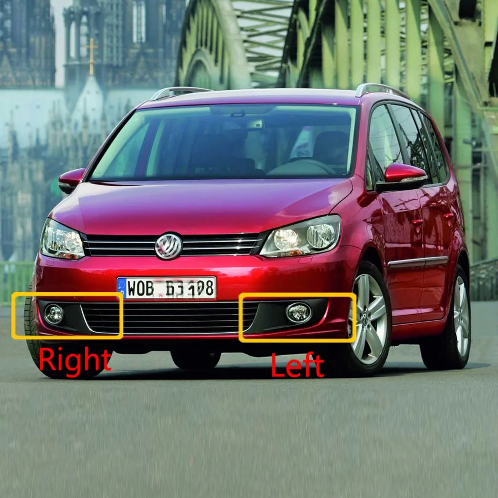 Для VW Touran 1T3 2010 2011 2012 2013 2014 2015 авто Стайлинг светодиодный противотуманный фонарь