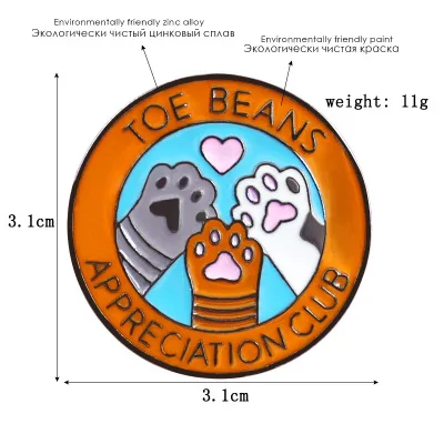 1 шт. эмалированная булавка для ошейника | Украшения и аксессуары