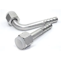high strength aluminum alloy car air conditioning pipe joints universal pipe heads r134a joints