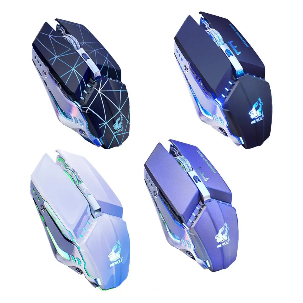 

X11 6 Buttons ABS 2.4GHz Rechargeable Mechanical Wireless Laptop Computer Mouse