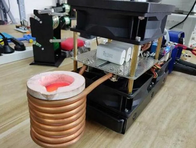 CE 220V ZVS индукционная нагревательная машина миниатюрная металлическая закалка