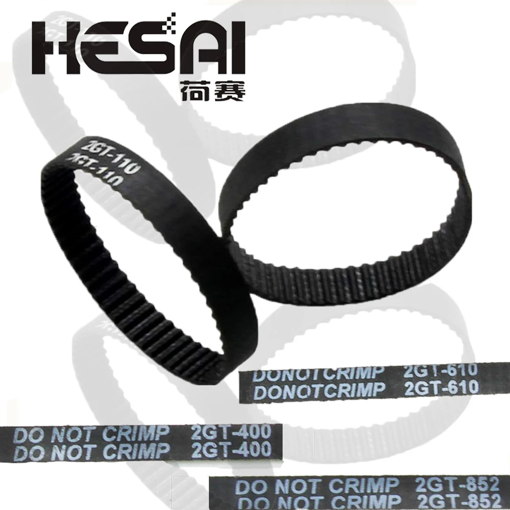 

Резиновый Ремень ГРМ GT2 с замкнутым контуром, 2 Гт, 6 мм, детали для 3D-принтеров 110, 112, 122, 158, 200, 280, 300, 400, 610 мм, запчасти для синхронных ремней