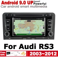 ips android 9 0 up car multimedia player gps navigation for audi rs3 8p 20032012 mmi original style hd screen 2gb32gb wifi bt