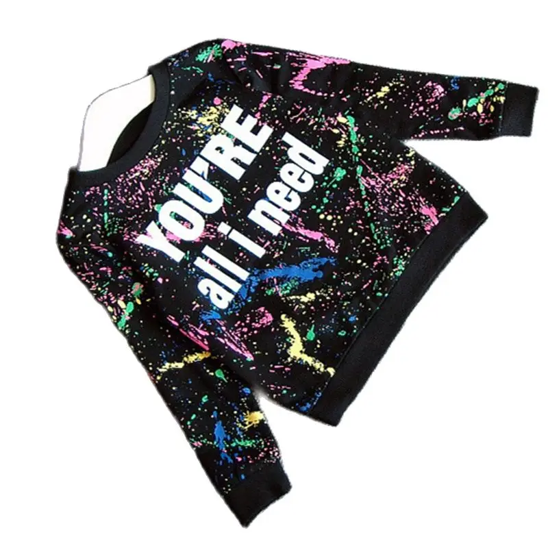 Disney комплект брендовой детской одежды для девочек и мальчиков толстовки с длинными рукавами футболки