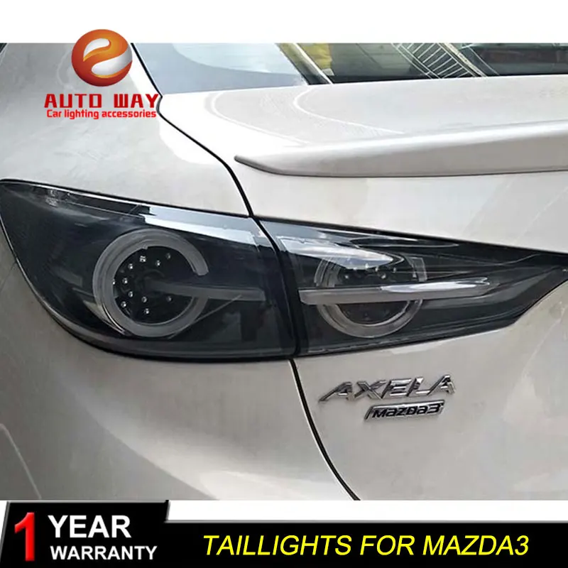 Чехол для стайлинга автомобиля Mazda 3 Mazda3 Axela M3 2014 2018 задние фонари задний