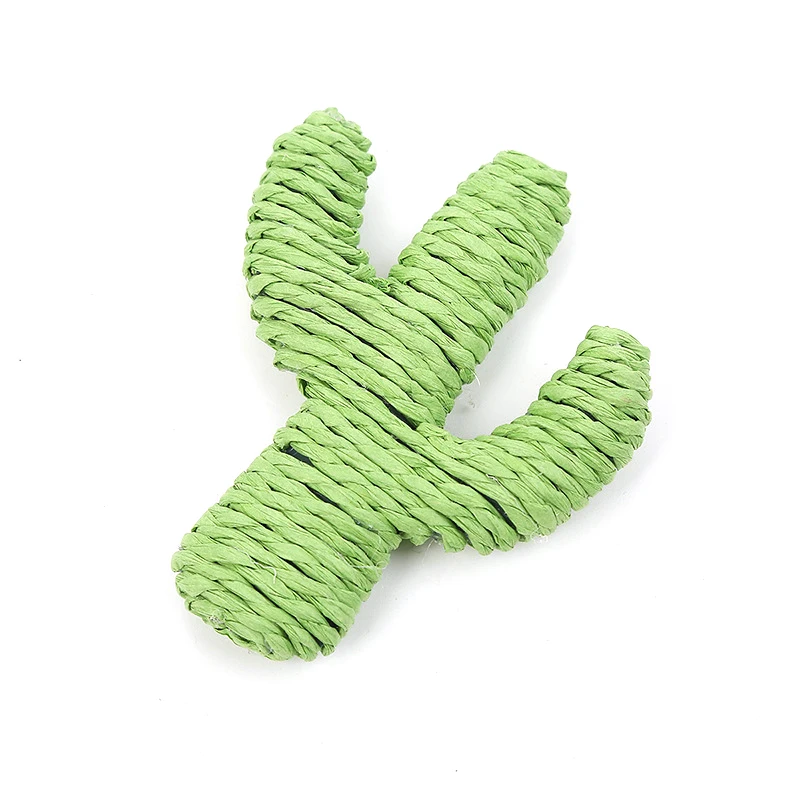 HEYPET игрушки для кошек веревка домашних животных Зеленый Кактус милый котенок