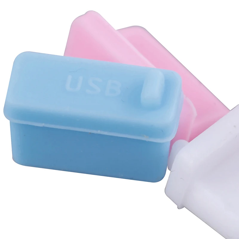 

10pcs/pack Silicone Anti Dust Plug Stopper Universal Dustproof USB Port RJ45 Interface Cover For Laptop PC