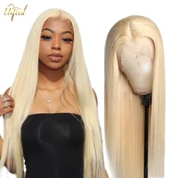 28 30 inch blonde 613 lace front wig human hair wigs for women transparent lace frontal wig blonde bone straight human hair wig