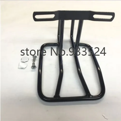 

Black Rear Fender Rack Plated Luggage Shelf Fir Universal Motorcycle For Harley Sportster 1100 1000 1200 883 Roadster
