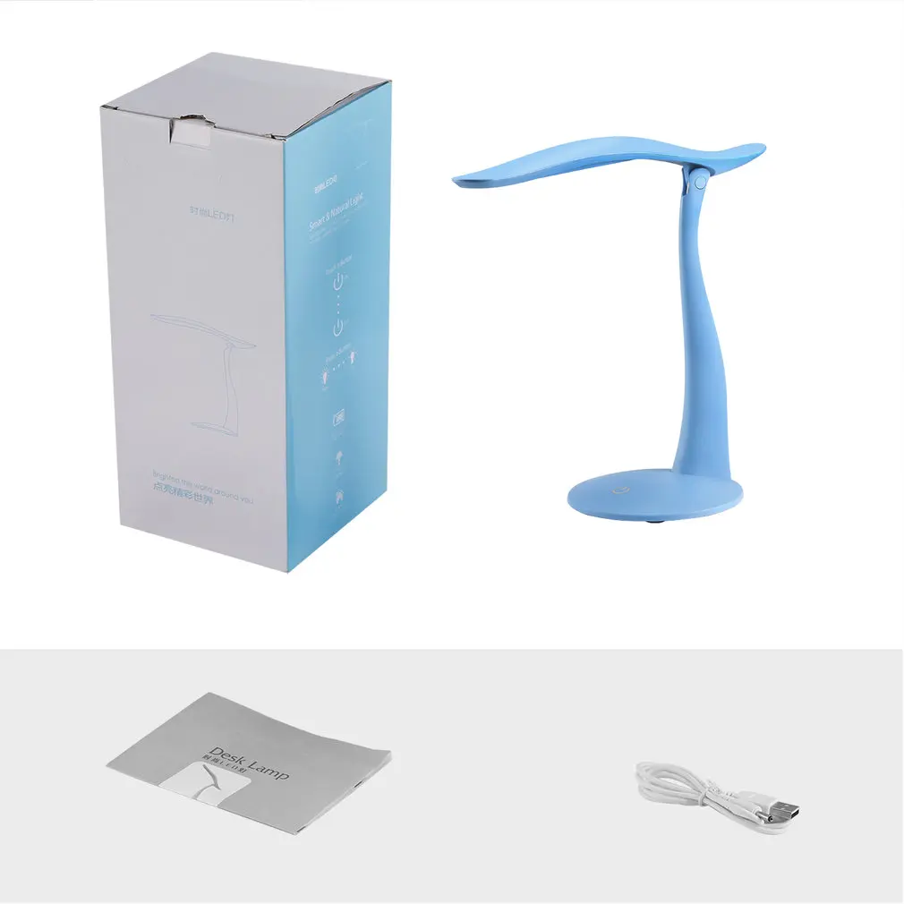 

Fashionable Health Secure Long Life Energy-saving Light-adjustable Eye-protection Touching 24LED Smart Natuaral Desklight