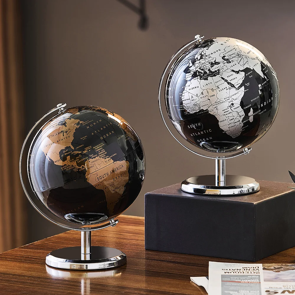 

Retro World Globe Modern Learning World Map Globe Kids Study Desk Decor Globe Geography Kids Education Home Decor Accessories