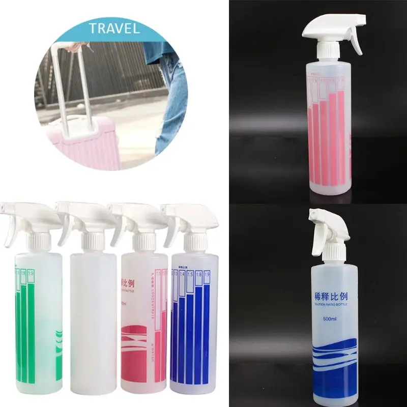 500ml Accurate Dilution Ratio Plastic Empty Bottle Watering Can Refillable Disinfection Liquid Fine Mist Sprayer | Красота и здоровье