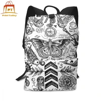 one direction backpack one direction tattoos backpacks trend teenage bag men women high quality sports print multi pocket bags