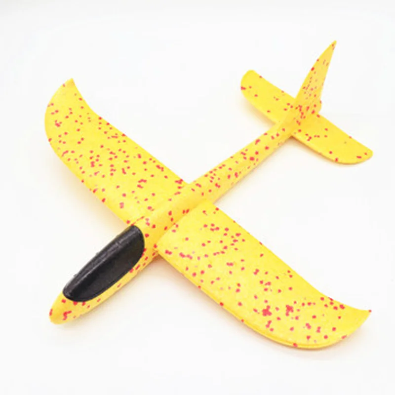 48cm Not Lamp Yellow 35 см детские игрушки «сделай сам» ручной бросок летающий самолет s пена модель аэроплана светится в темноте Летающий Plane Самолет игрушки для детей - Цвет: 48cm Not Lamp Yellow