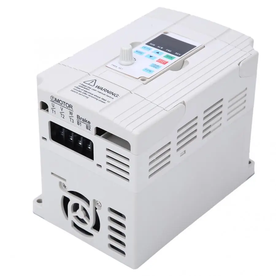 Преобразователь частоты универсальный однофазный Вход 3 фазный Выход 220VAC 1.5KW HAJ220