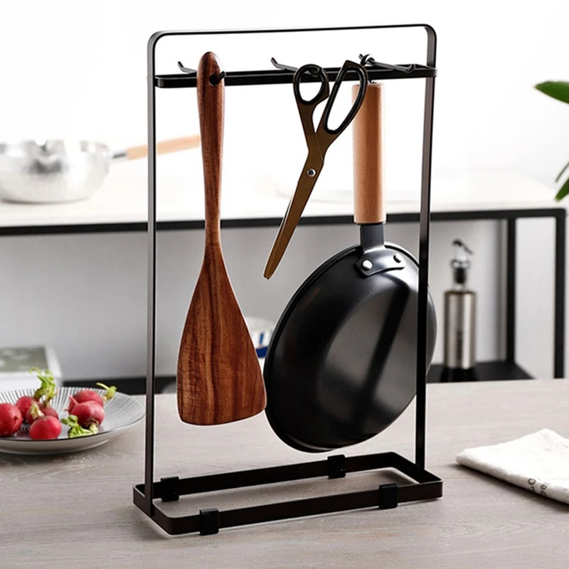 

Shovel Spoon Rack Kitchenware Shelf 6 Grid Spatula Soup Spoon Rack Storage Rack