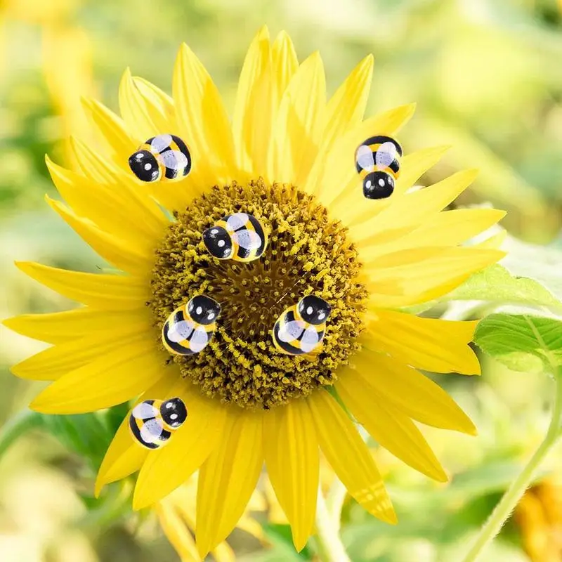 100 шт. DIY Мини рюкзак с изображением пчелы деревянная Божья коровка наклейки и