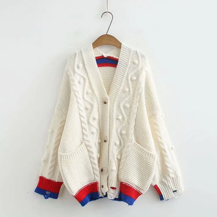 H. SA blusa de frio feminina женский зимний толстый теплый свитер кардиганы однобортный скрученный корейский длинный жакет пальто трикотаж