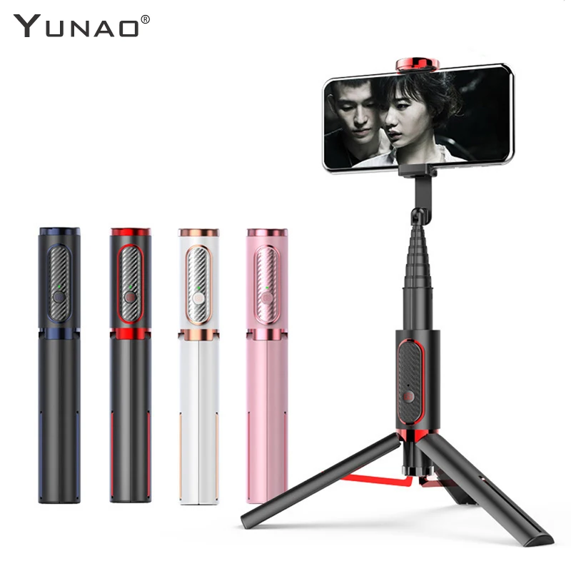 YUNAO AB202 Bluetooth палка для селфи с поддержкой пульта дистанционного управления