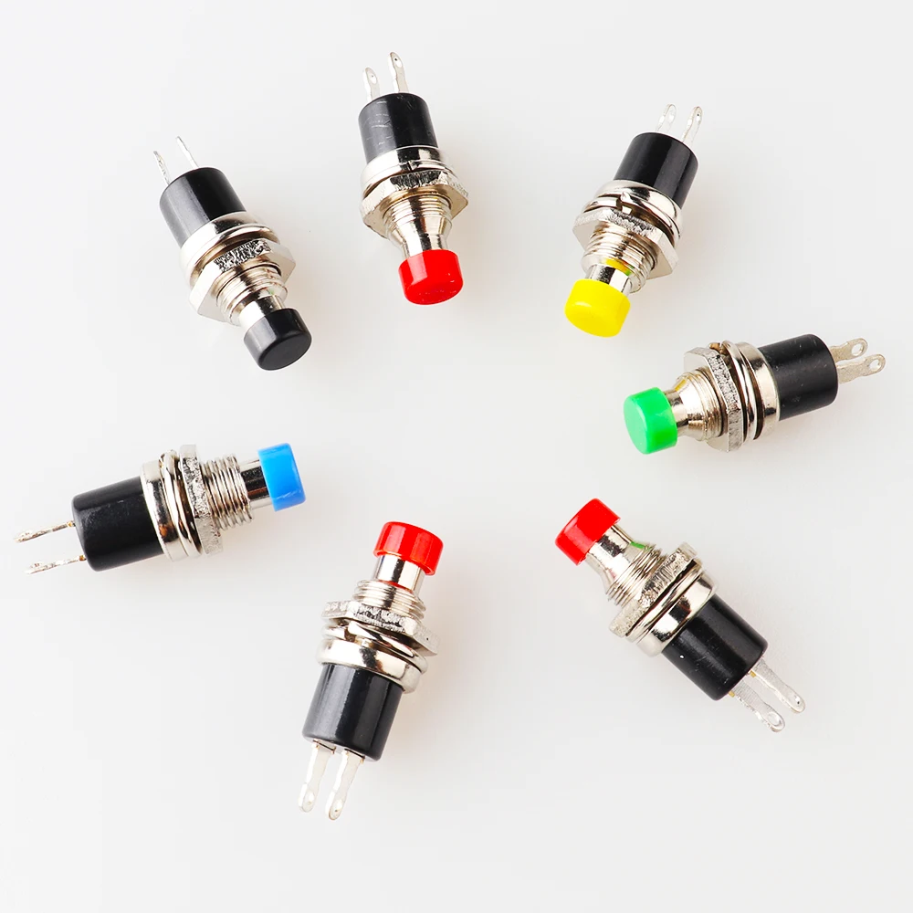 PBS 501 миниатюрный SPST Мгновенный кнопочный переключатель для