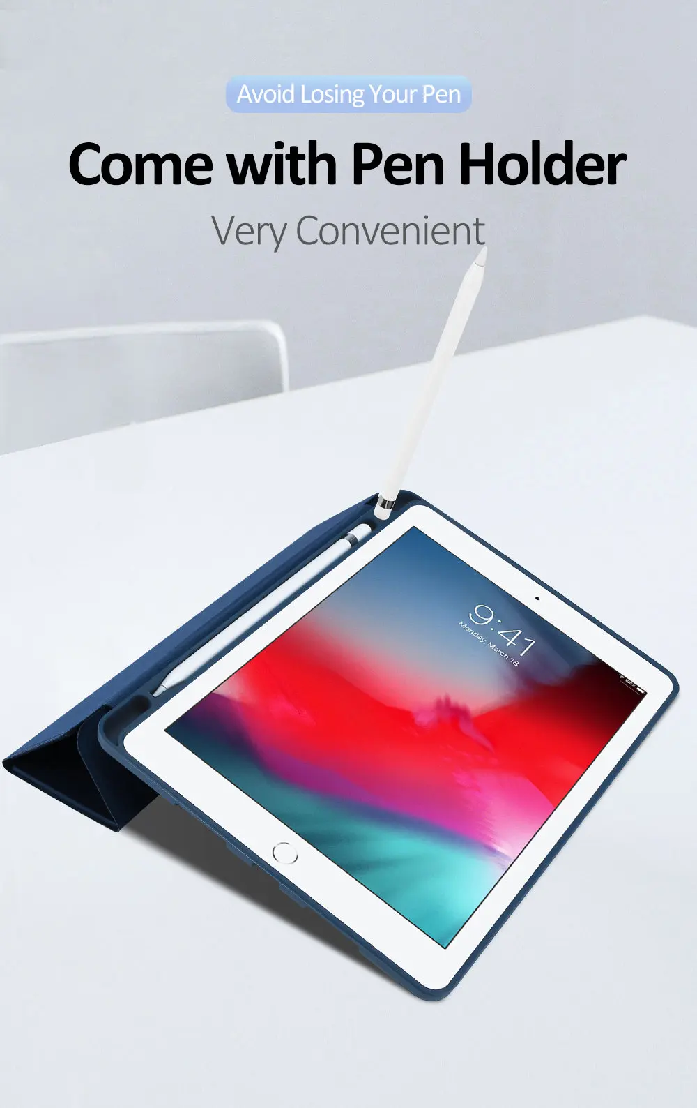 DUX DUCIS умный чехол для iPad Air PU кожаный флип Мягкий Чехол для iPad 9,7 Pro 10,5 11 12,9 Mini 5+ карандаш держатель