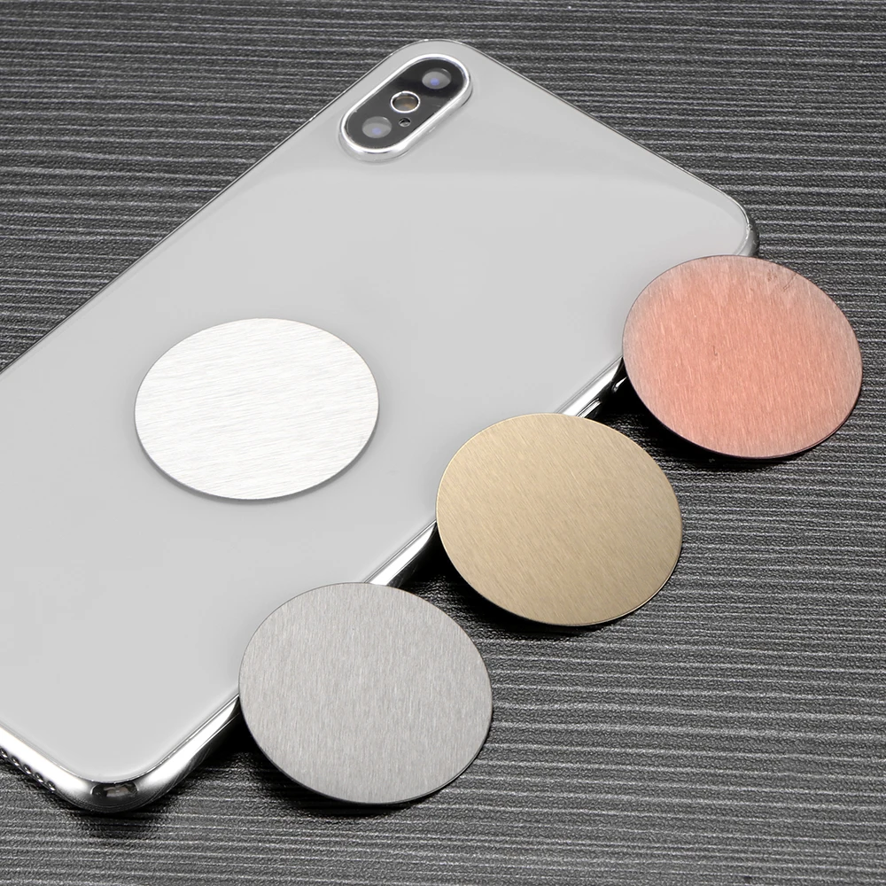 Круглая металлическая пластина для магнитной подставки телефона сменная