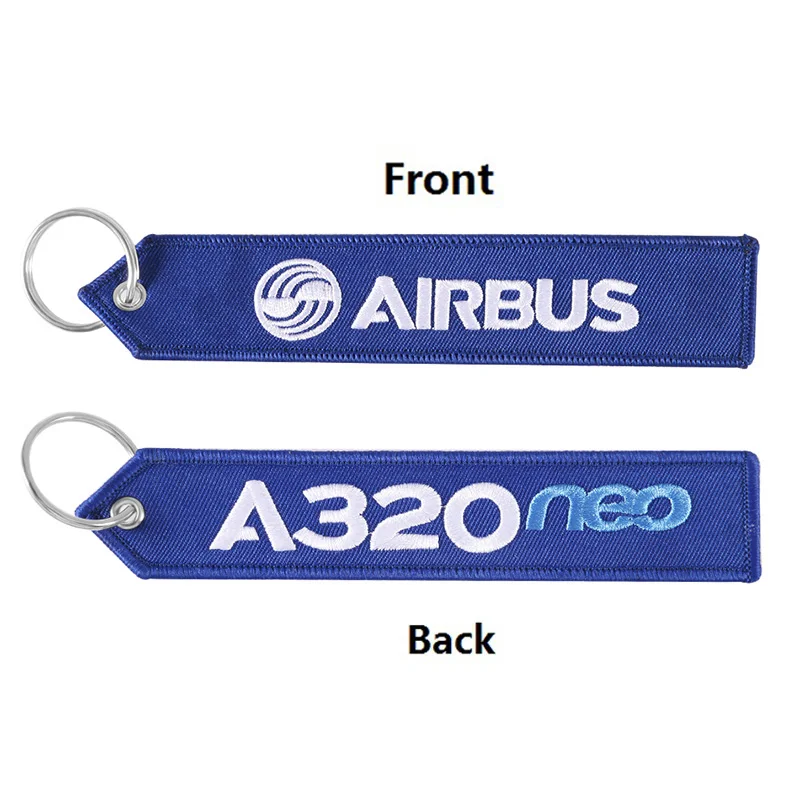 Remove Before Flight Аэробус брелок вышивка A320 специальный этикетка лейбл, авиация брелки для ключей для подарка OEM брелок для ключей Модные украшения
