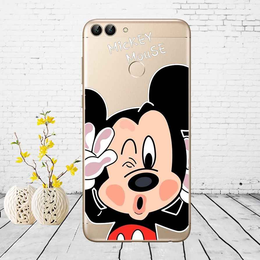 H22 Huawei P Smart Case TPU Мягкий силиконовый прозрачный чехол для телефона huawei P Smart Cover FIG-LX1 Enjoy 7S Чехол - Цвет: H22