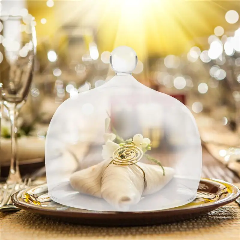 

Food Glass Cover Transparent Cover for Western Dish Kitchen Supplies