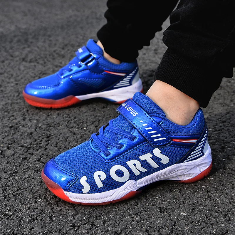 JIEMIAO Professional Children's Tennis Shoes Mesh Breathable Kids Sports Shoes for Boys Casual Tennis Sneakers Chaussure Enfant