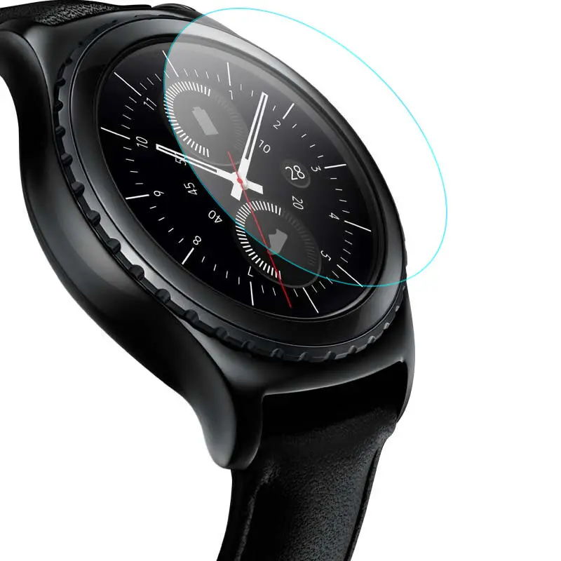 Твердое закаленное стекло 9H защитная пленка для Samsung Galaxy Gear S2 экрана часов