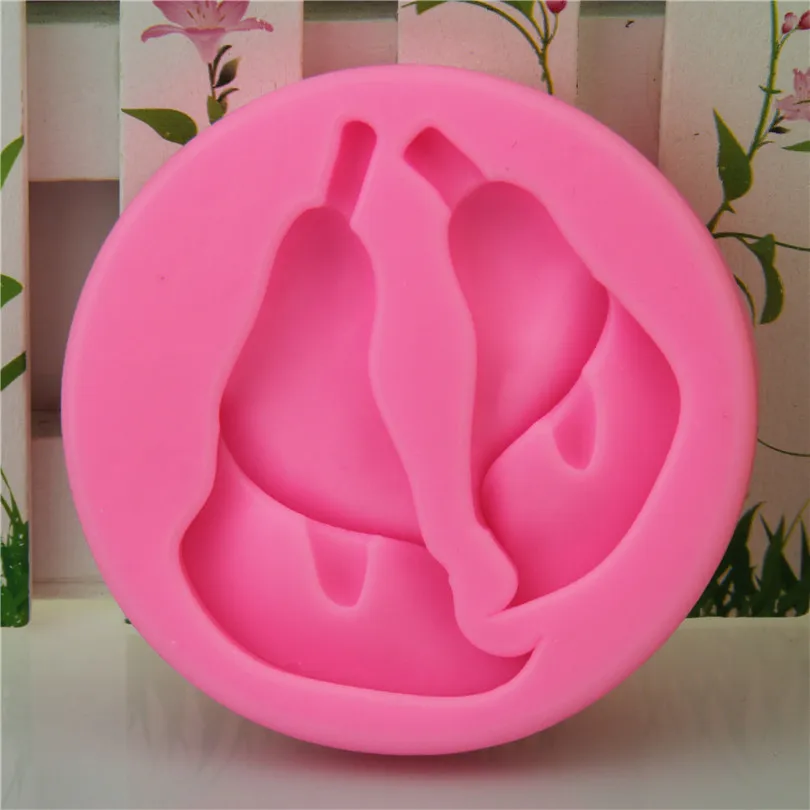 

New DIY Lily Cake Fondant Mould Calla Lily Liquid Silicone Chocolate Mould Sugarcarft Gumpaste Mold