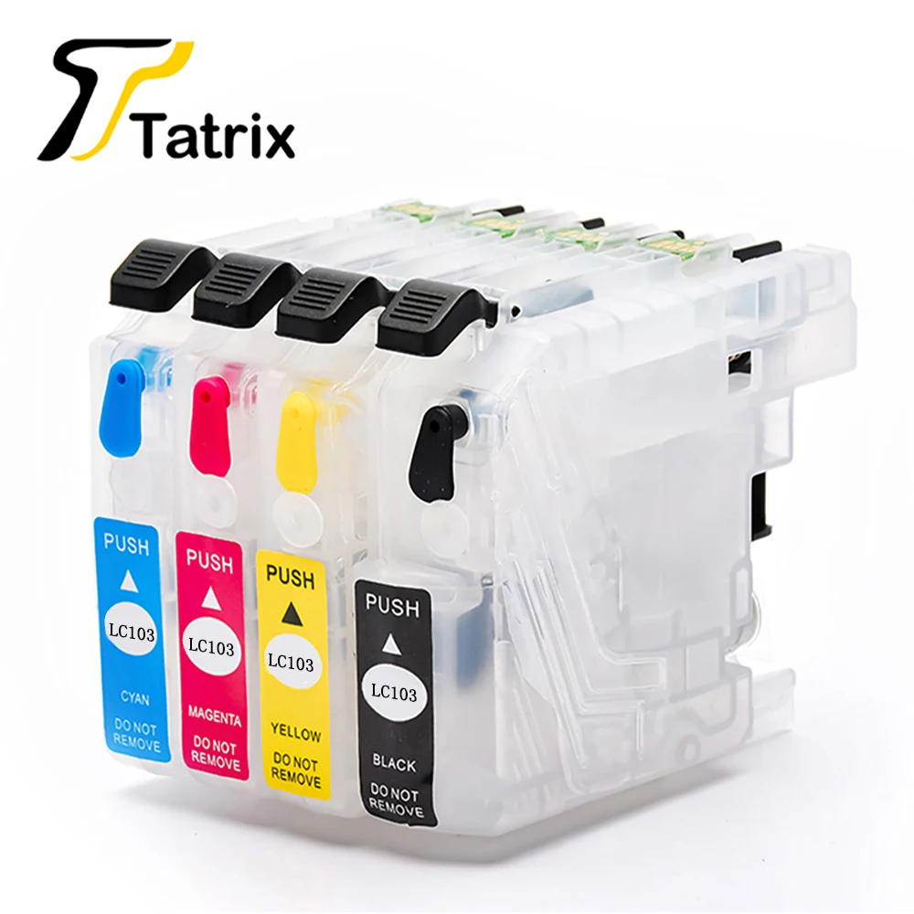 Татрикс для Brother LC103 LC101 многоразовый картридж MFC J4310DW J4410DW J4510DW J4610DW J4710DW DCP J152W